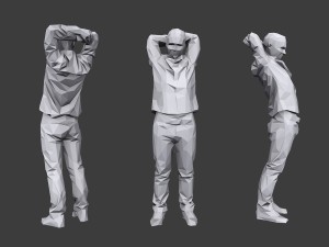 lowpoly people casual pack vol 18 3Dモデル