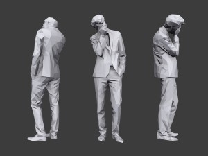 lowpoly people casual pack vol 18 3Dモデル