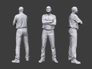 lowpoly people casual pack vol 18 3Dモデル