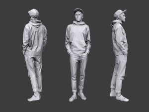 lowpoly people casual pack vol 19 3D Model