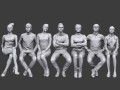 lowpoly people sitting pack vol 7 3D-Modell