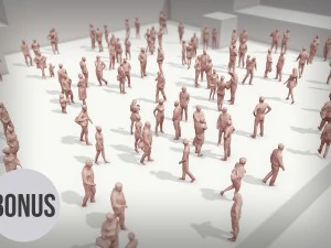 complete lowpoly people pack vol 2 3D Model