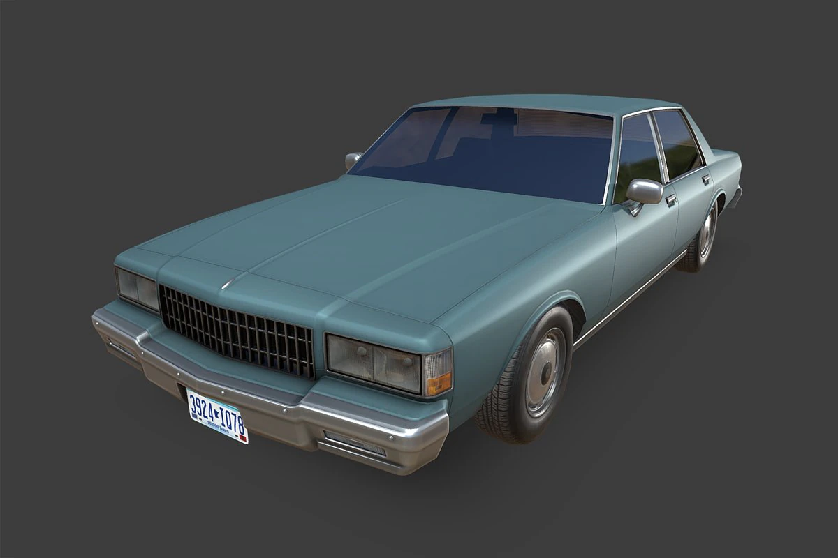 chevrolet caprice 3D Model .c4d .max .obj .3ds .fbx .stl .blend 