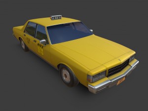 chevrolet caprice new york taxi Model 3D