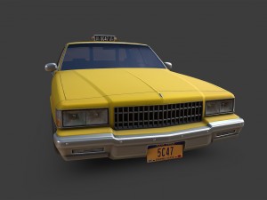 chevrolet caprice new york taxi Model 3D
