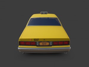 chevrolet caprice new york taxi Model 3D