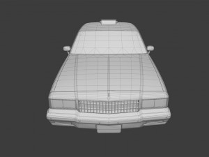 chevrolet caprice new york taxi Model 3D