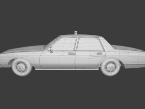 chevrolet caprice new york taxi Model 3D