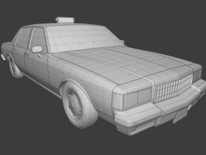 chevrolet caprice new york taxi Model 3D