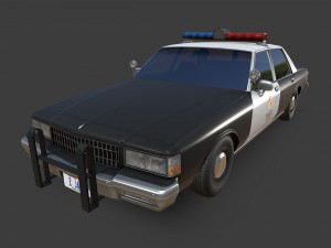 chevrolet caprice police edition 3Dモデル