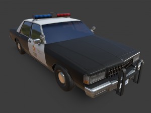 chevrolet caprice police edition Model 3D