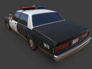 chevrolet caprice police edition 3D Model
