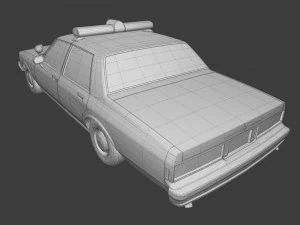 chevrolet caprice police edition 3D Model