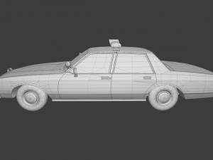 chevrolet caprice police edition Model 3D