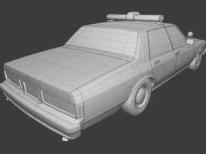 chevrolet caprice police edition Model 3D