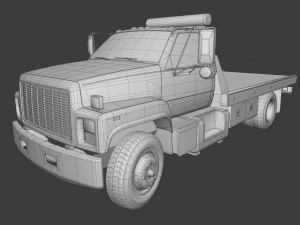 top kick truck 3D Модель