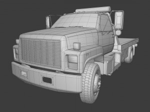 top kick truck 3D Модель