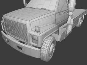 top kick truck 3D Модель