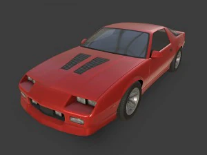 chevrolet camaro 1990 3D Model