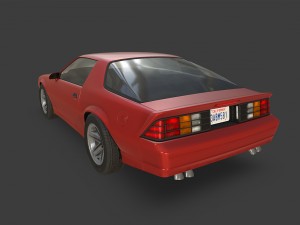 chevrolet camaro 1990 3D Модель
