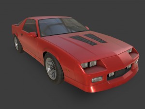 chevrolet camaro 1990 3D Модель