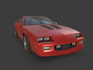 chevrolet camaro 1990 3D Модель