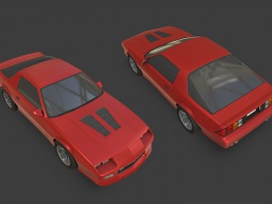 chevrolet camaro 1990 3D Модель