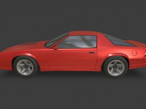 chevrolet camaro 1990 3D Модель