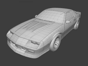 chevrolet camaro 1990 3D Model