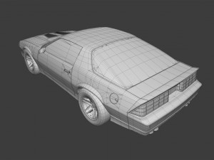 chevrolet camaro 1990 3D Модель