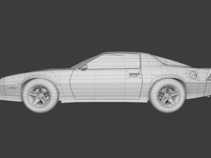 chevrolet camaro 1990 3D Модель