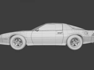 chevrolet camaro 1990 3D Model