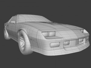 chevrolet camaro 1990 3D Модель