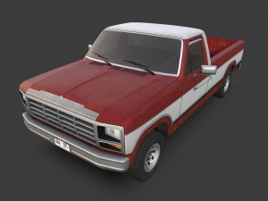 pickup truck 3Dモデル