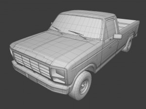 pickup truck 3D Модель