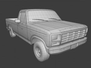 pickup truck 3D Модель