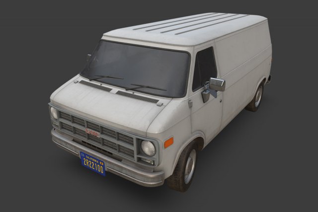 gmc vandura van Modelo 3D .c4d .max .obj .3ds .fbx .stl .blend 
