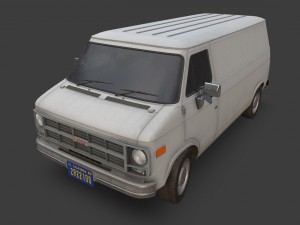 gmc vandura van 3Dモデル