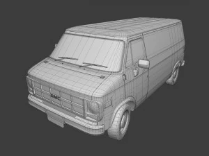 gmc vandura van 3D Model