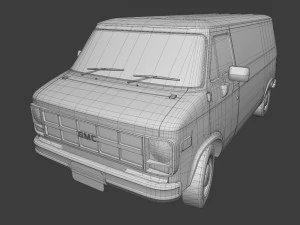gmc vandura van 3D Model