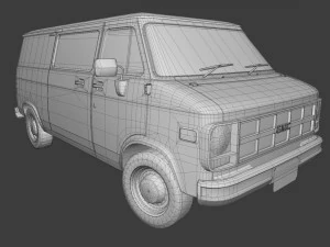 gmc vandura van 3D Model