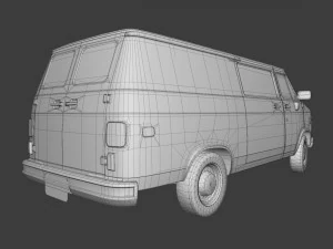 gmc vandura van 3D Model