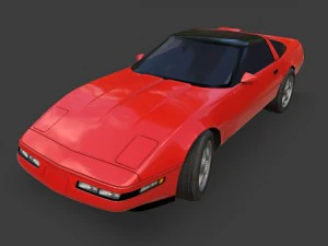 シボレー コルベット 1995 3Dモデル