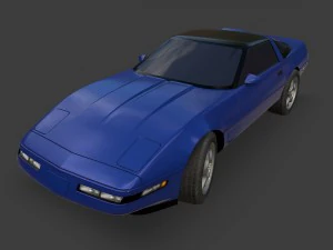 chevrolet corvette 1995 3D Model