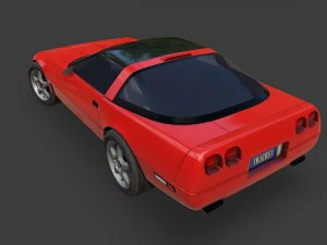 chevrolet corvette 1995 3D Model
