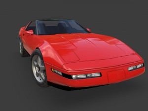 chevrolet corvette 1995 Modèle 3D