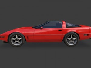 chevrolet corvette 1995 Modèle 3D