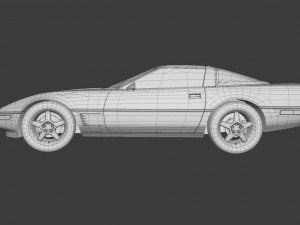 chevrolet corvette 1995 Modèle 3D