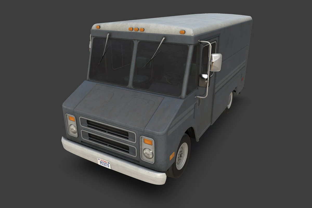 step van 3D Model .c4d .max .obj .3ds .fbx .stl .blend 