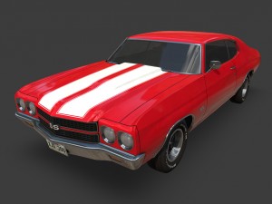 chevrolet chevelle 3Dモデル